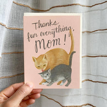 Load image into Gallery viewer, Mama Cat &amp; Kitten Mother&#39;s Day Card
