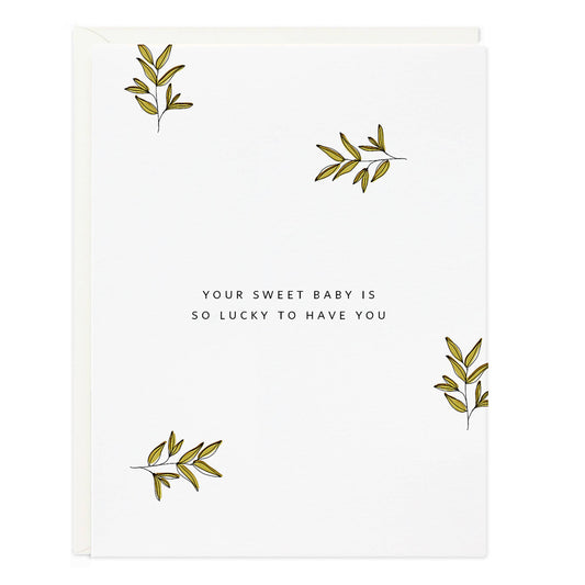 Sweet Lucky Baby Card