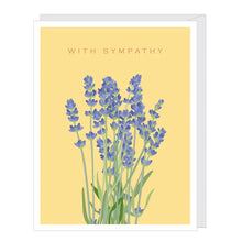 Load image into Gallery viewer, Lavender Sympathy Card
