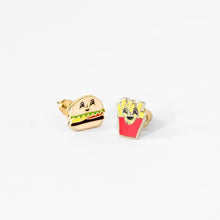 Load image into Gallery viewer, Burger &amp; Fries Earrings

