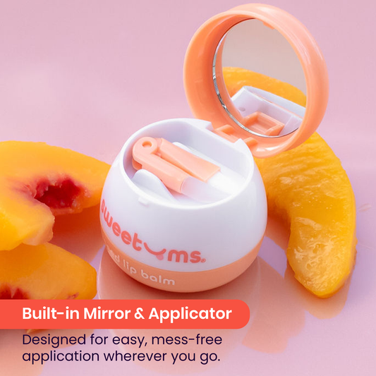 Peach Flavored Lip Balm Beauty Gloss Valentine'sGift for Her