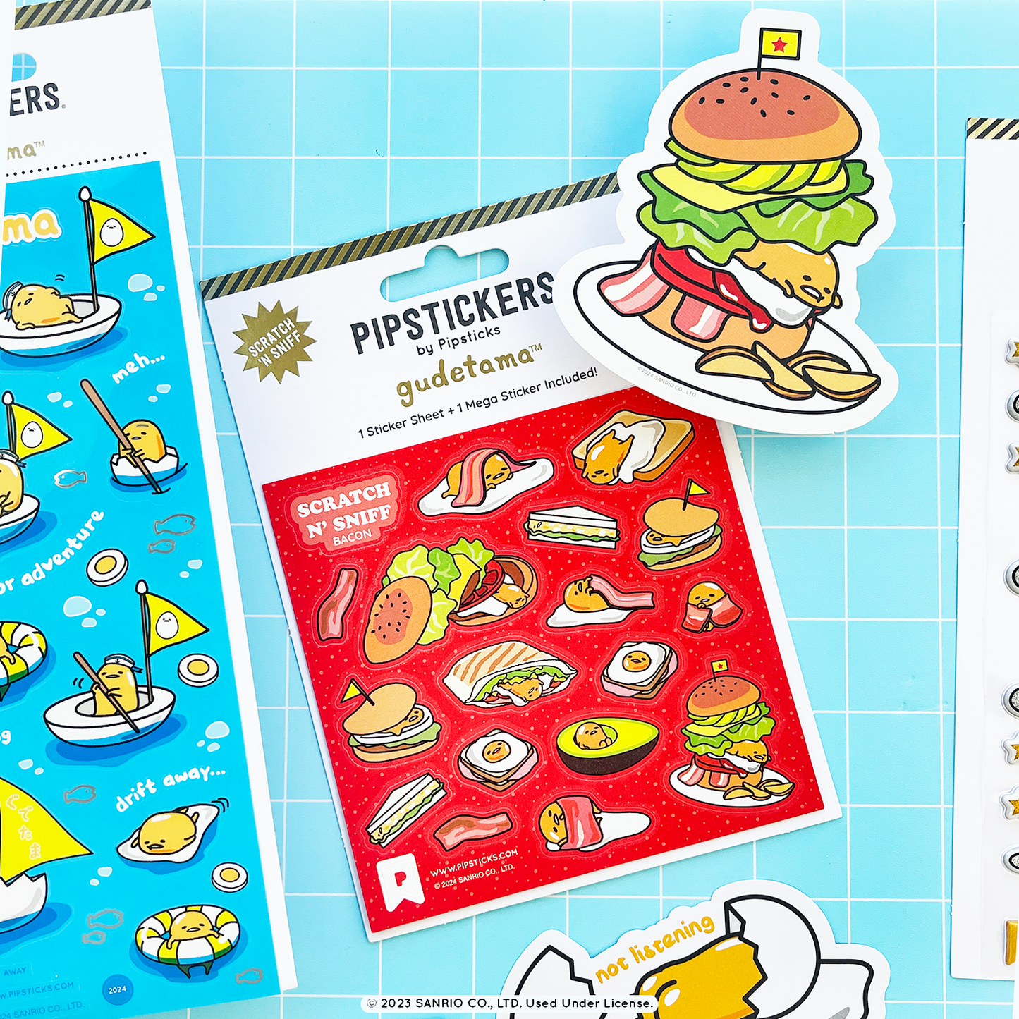 Gudetama Bacon Me Hungry Scratch 'n Sniff (2ct)