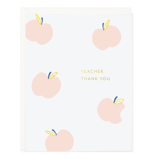 Teacher Apples Card