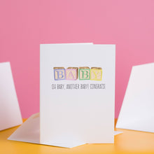 Load image into Gallery viewer, Oh Baby, Another Baby! Congrats! - Greeting Card
