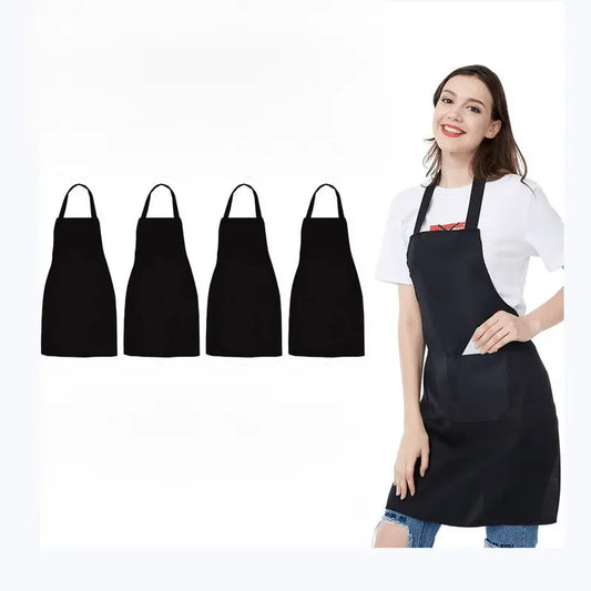 Woven Polyester Aprons with 2 Large Pockets