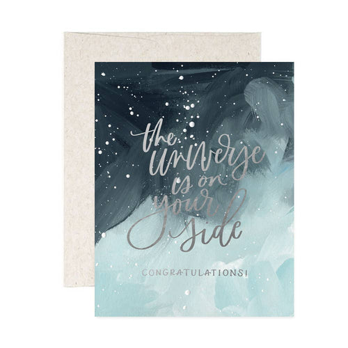 Starry Sky Congratulations Greeting Card - Front & Company: Gift Store