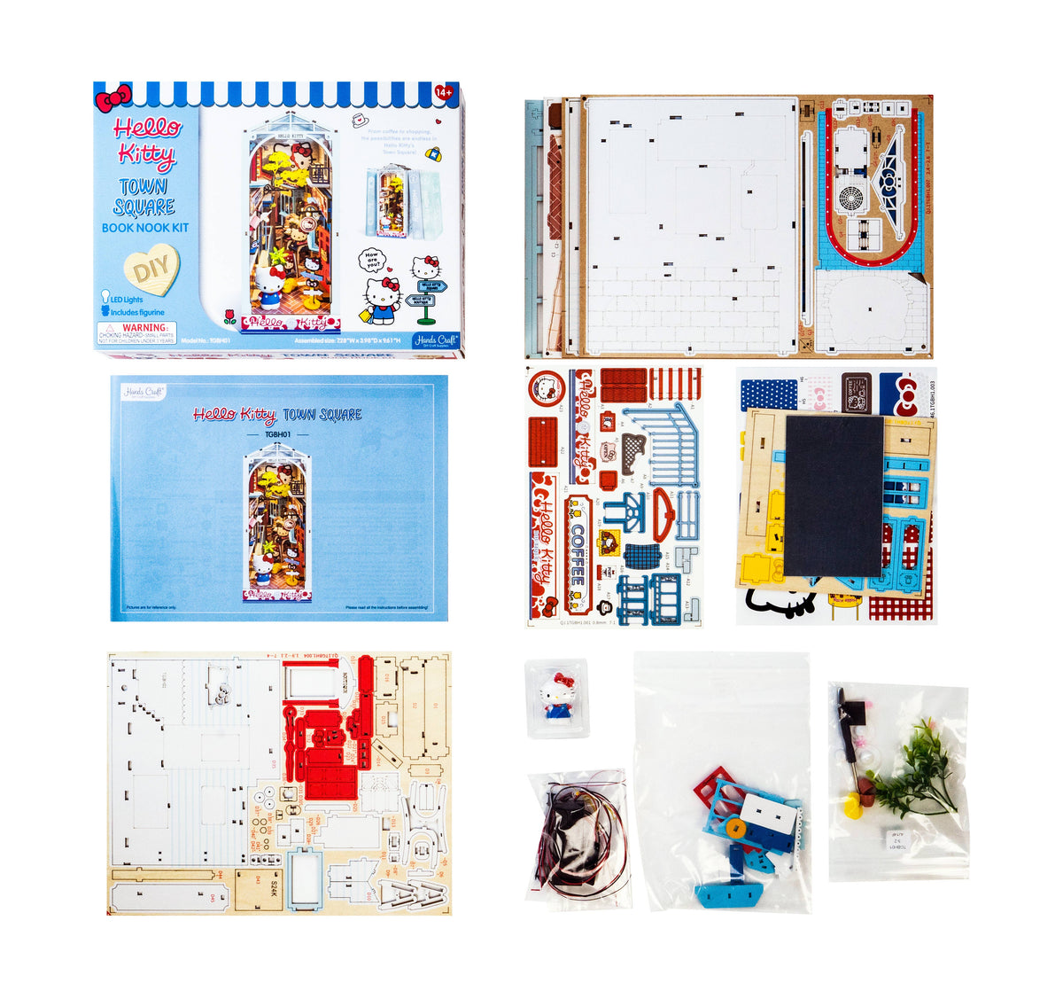Hello Kitty® Town Square - DIY Book Nook Kit