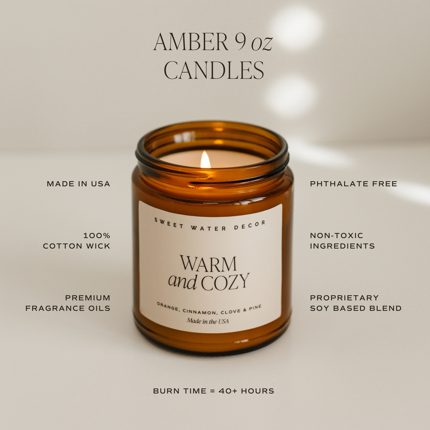 Luxury Getaway 9 oz Soy Candle - Home Decor & Gifts