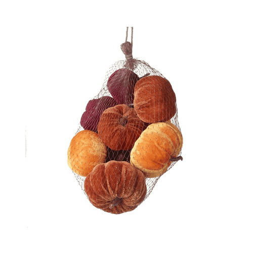 Bag Of Velvet Pumpkins - Front & Company: Gift Store