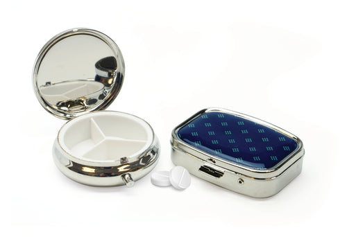 Wellness Keeper Men's Pocket-Sized Pill Case - Front & Company: Gift Store