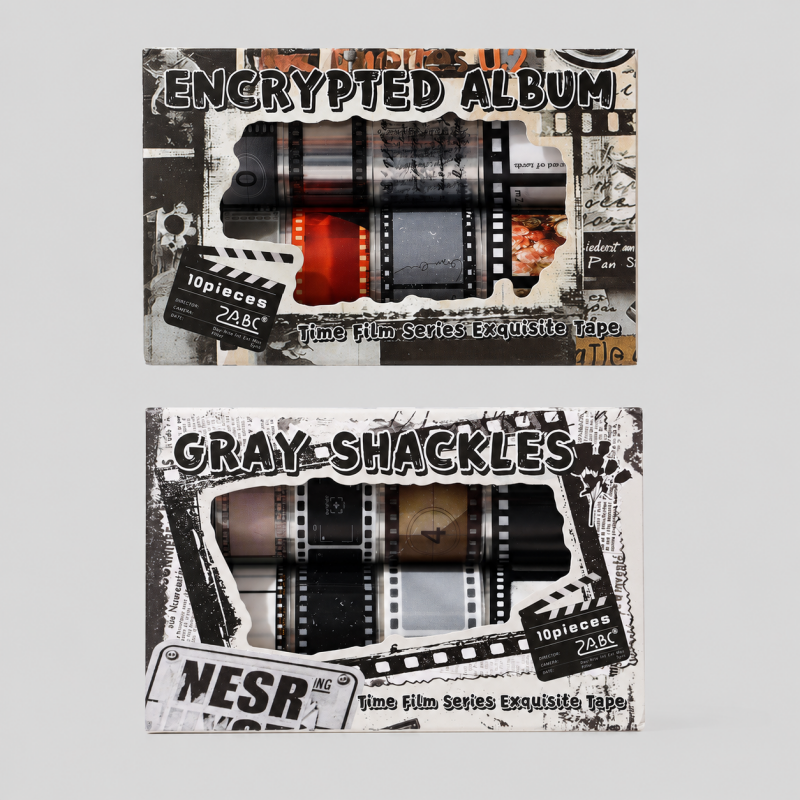 Vintage Film Strip PET Tape Set