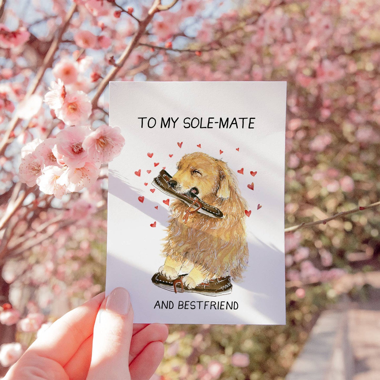 Sole Mate Dog - Funny Love Card