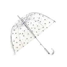 Load image into Gallery viewer, Copper and Silver Polka Dot Umbrella
