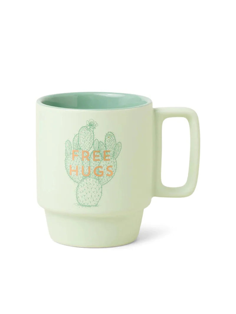 Free Hugs Ceramic Mug Vintage Sass