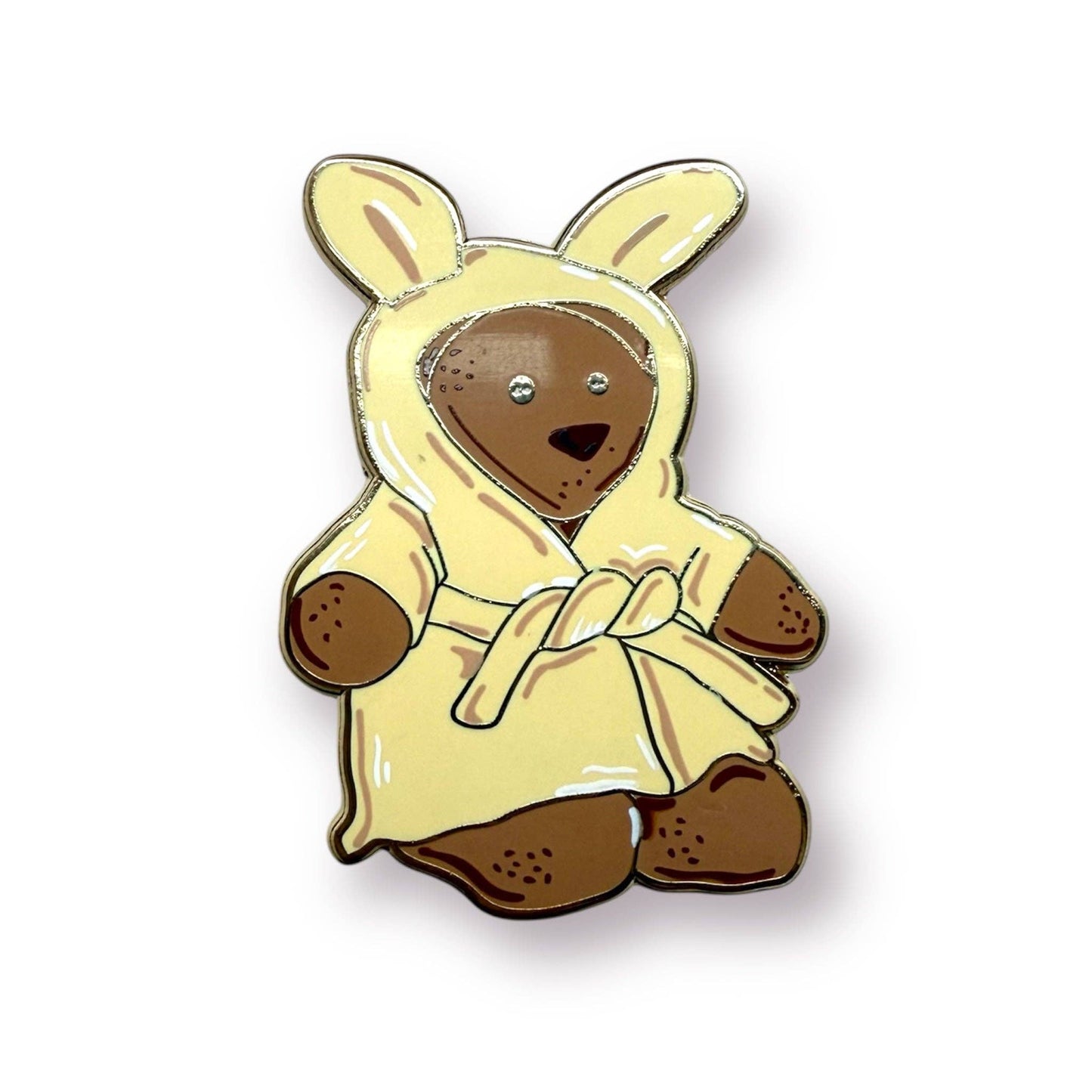 Bunny Bear Enamel Pin