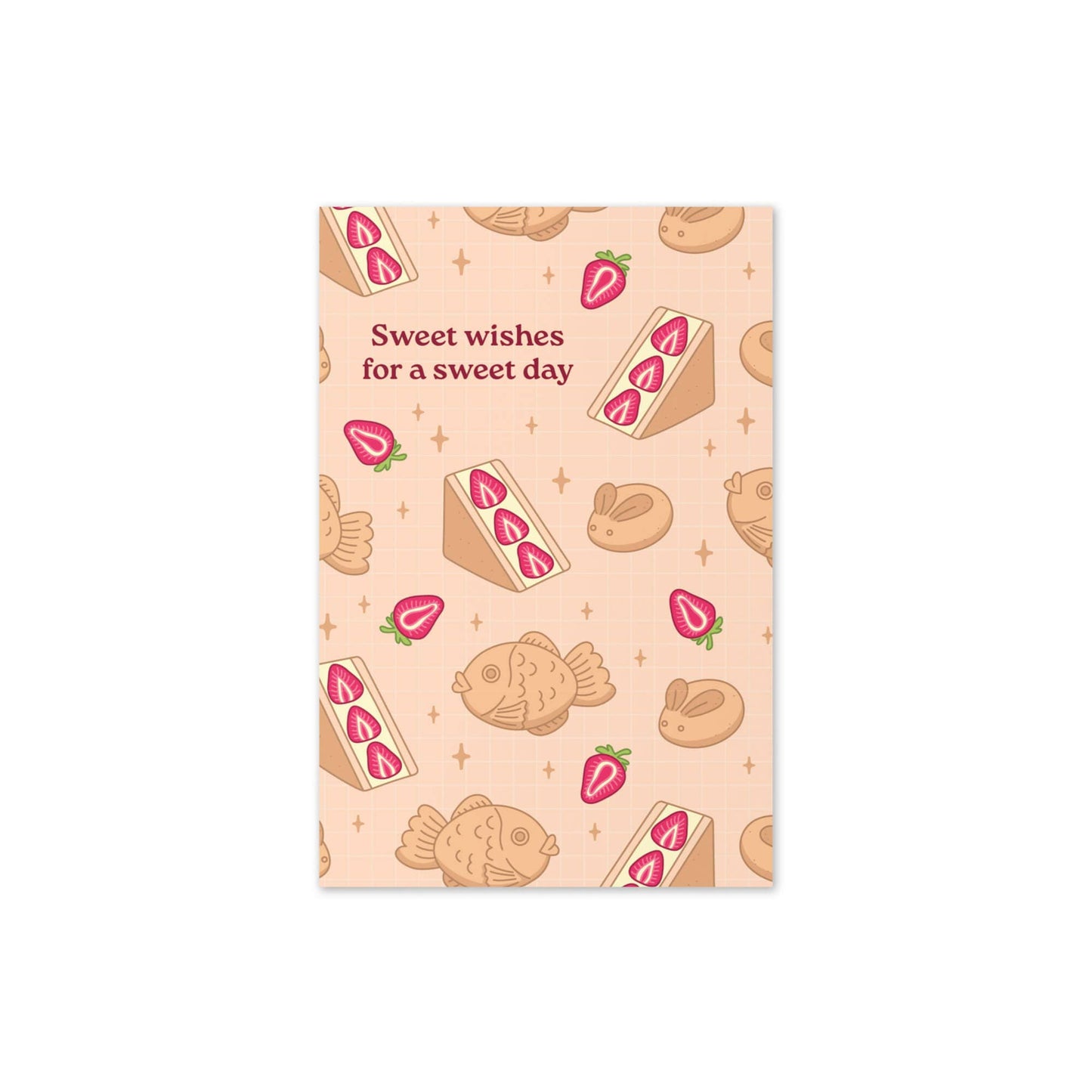 Sweet Dessert Birthday Card | Funny Aesthetic Asian Greeting Cards