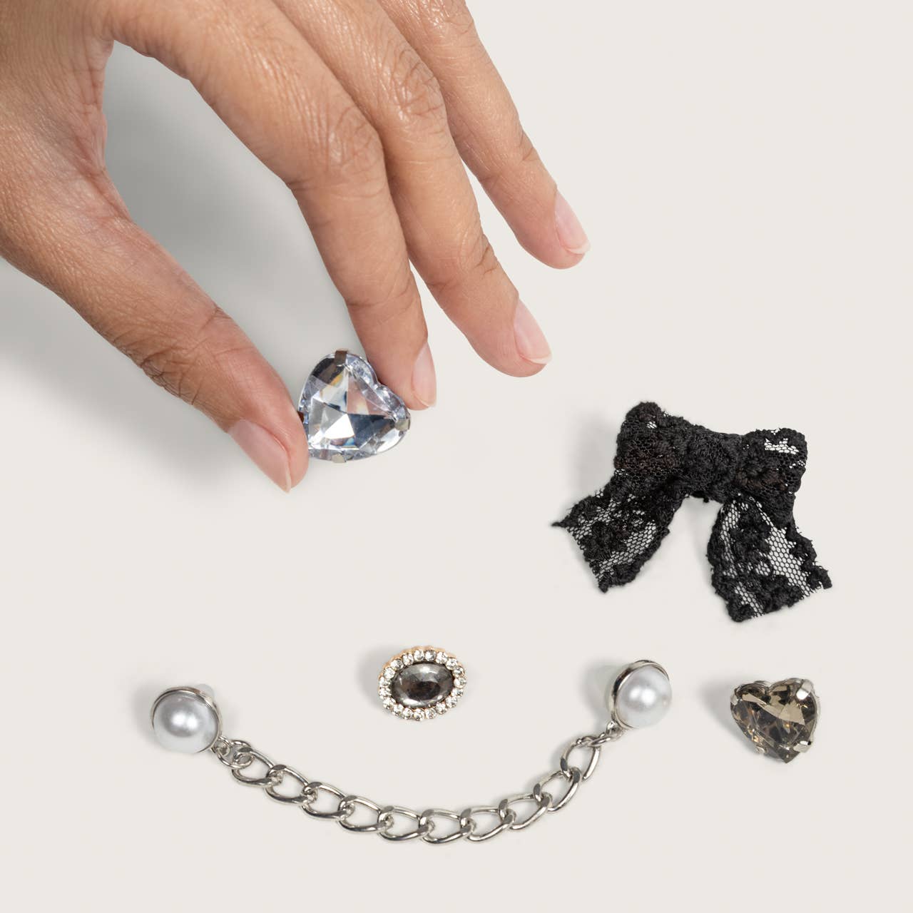 KitschPop Charms 6pc Set - Vintage Black