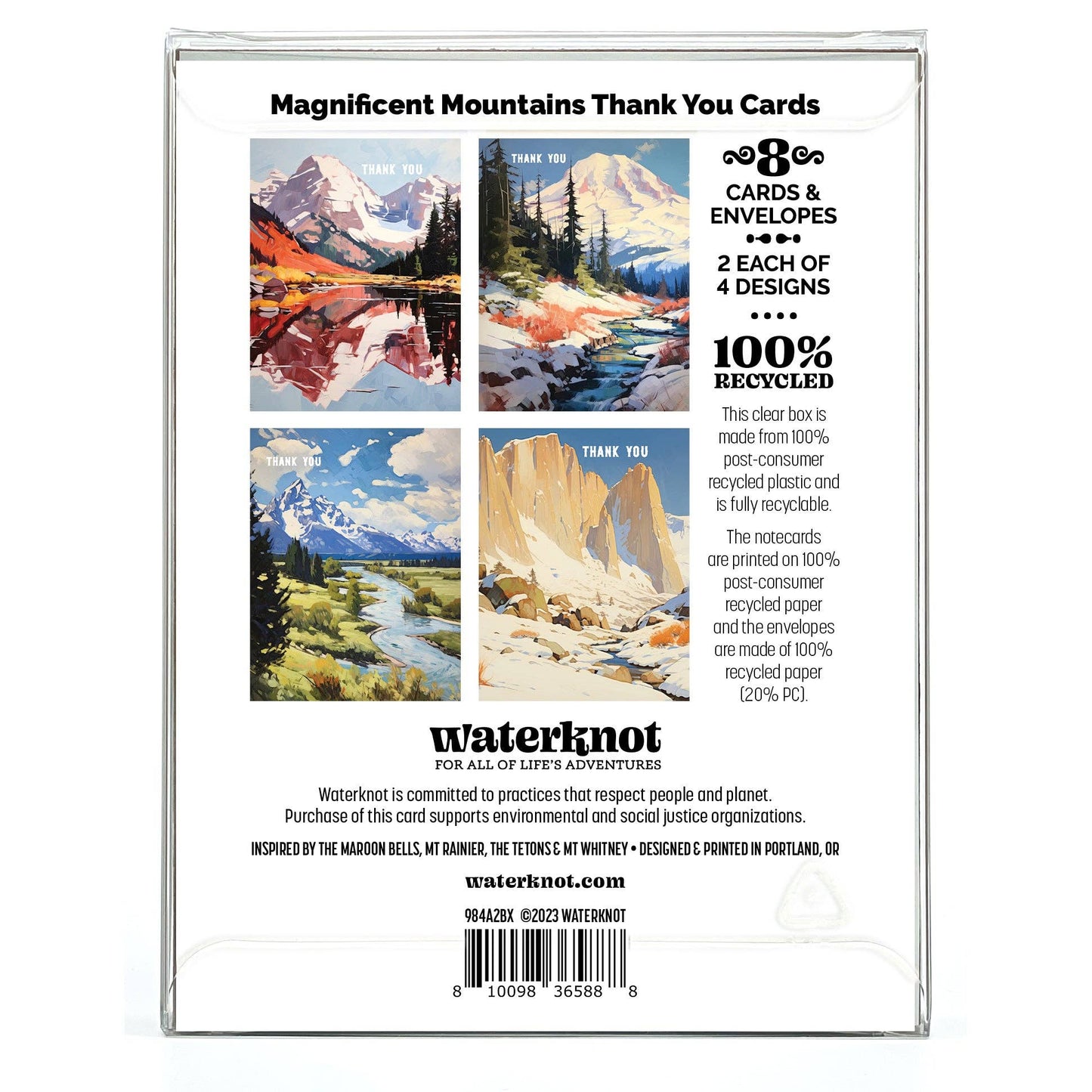 Magnificent Mountains Thank You Box Set
