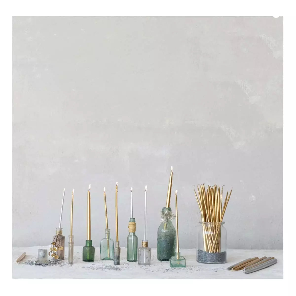 Approx. 1/2" Round x 10"H Unscented Thin Taper Can