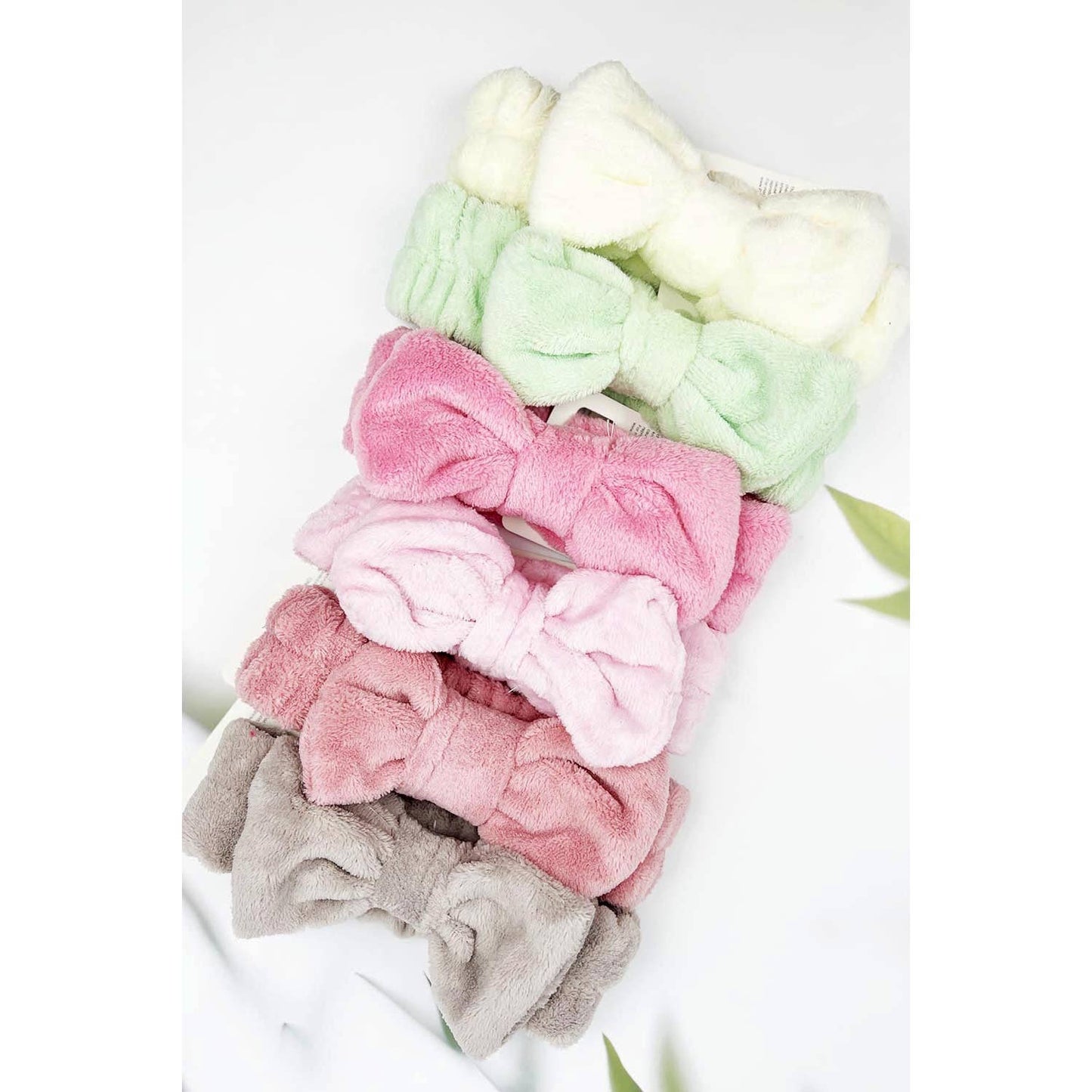 MICRO FIBER BOWTIE FACIAL MAKEUP SPA HEAD BAND