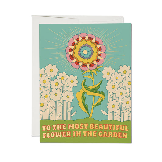 Beautiful Flower greeting card