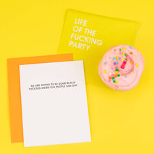 Load image into Gallery viewer, Life of the Fucking Party - Colorful Cocktail Napkins
