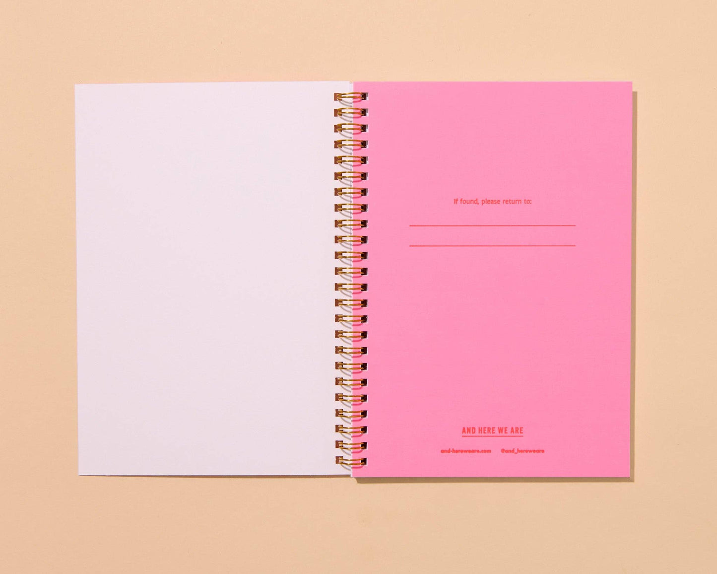 Sardines A5 Lettepress Spiral Notebook - Valentines Day Gift Mothers Day
