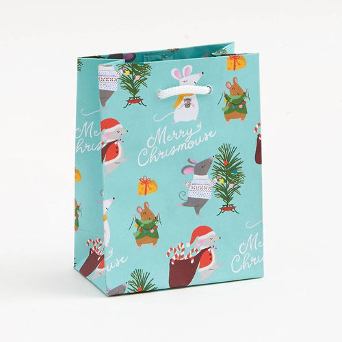 Merry ChrisMOUSE Small Gift Bag - Front & Company: Gift Store