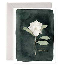Load image into Gallery viewer, White Flower | Sympathy &amp; Condolence Greeting Card
