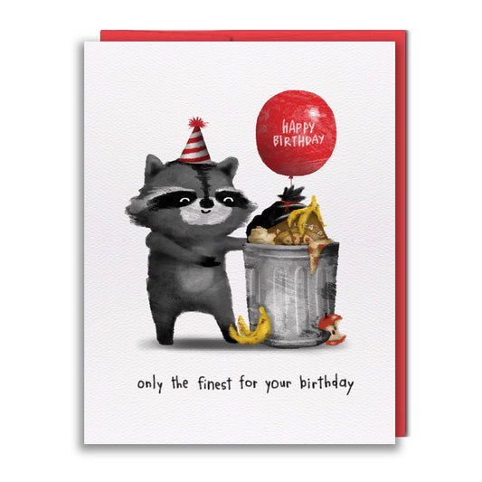 Greeting Card - Raccoons Finest Garbage