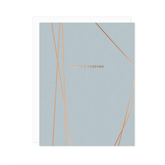 Always and Forever Wedding Anniversary Greeting Card