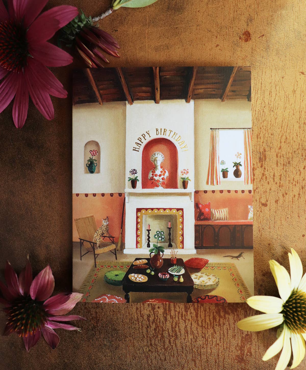 Auricula Theatre Happy Birthday Card
