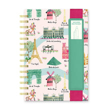 Load image into Gallery viewer, Sights of Paris Oliver Notebook with Pen Pocket
