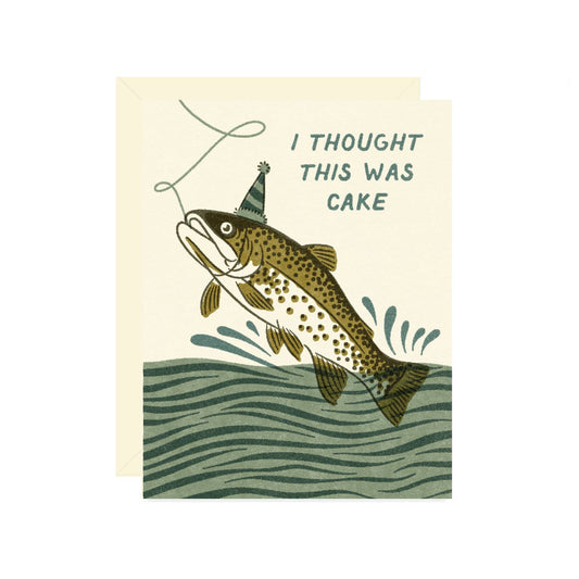 Trout Catching¬†Cake card