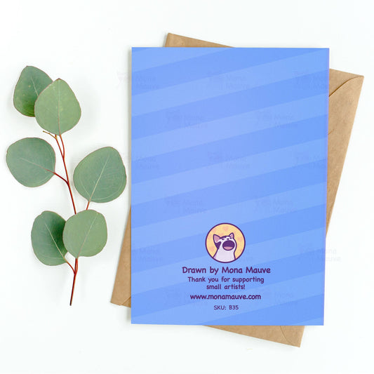 Funny Cat Birthday Card | Birthday Hugs! | Cat Lover Gift