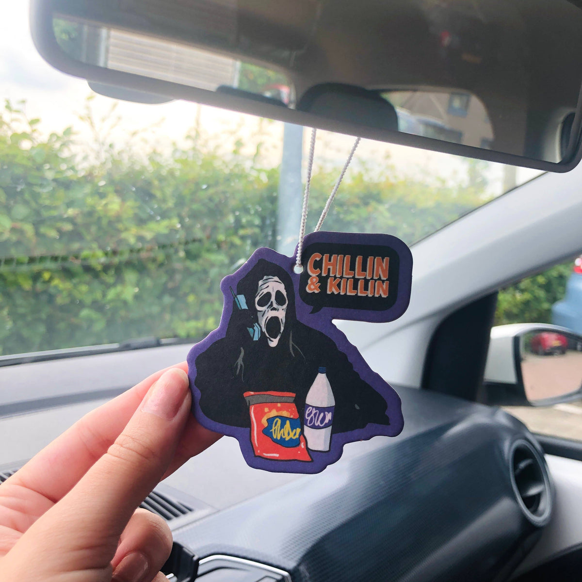 Chillin & Killin Ghost Halloween Air Freshener