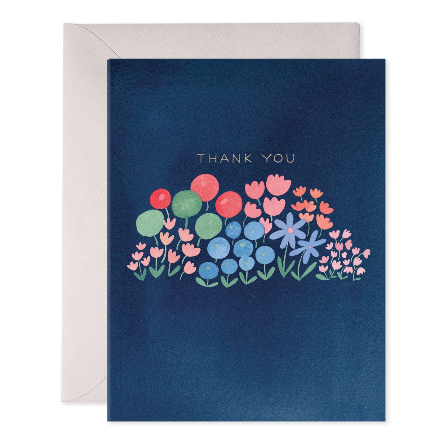 Flower Patch Thank You Greeting Cards Boxed Set of 6 Cards