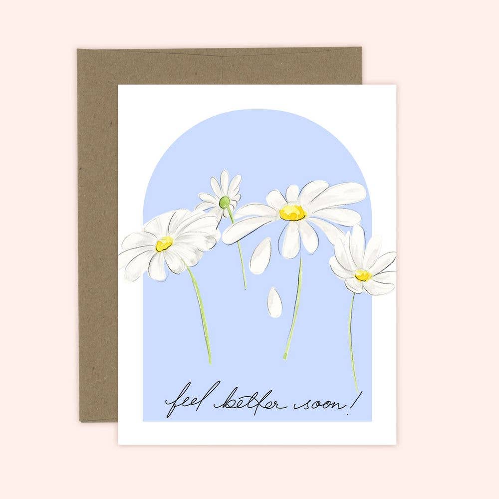 Feel Better Soon - Daisy Get Well Card