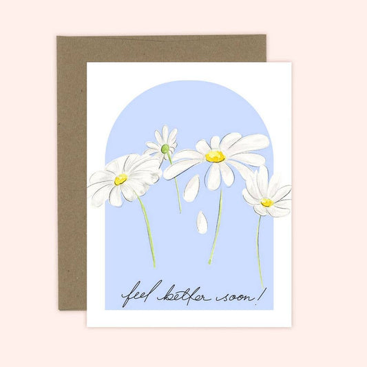 Feel Better Soon - Daisy Get Well Card