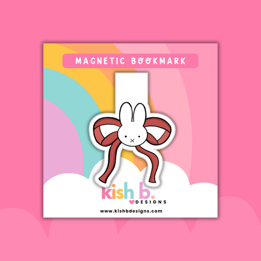 Bunny Bow| Magnetic Bookmark