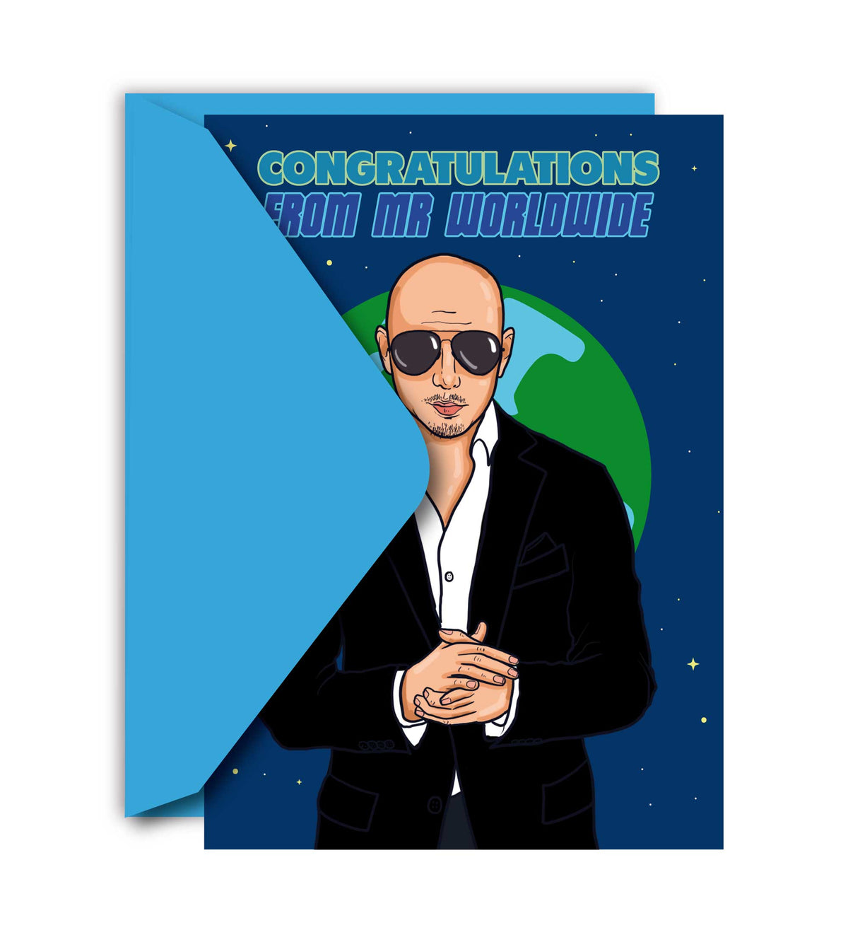 Congratulations From Funny Rapper Pop Star Birthday Card