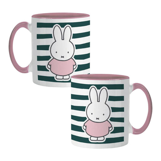 Miffy floral expression stripes colour insert mug