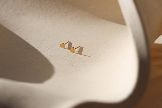 Tiny Heart Studs I Valentine's Day Jewelry