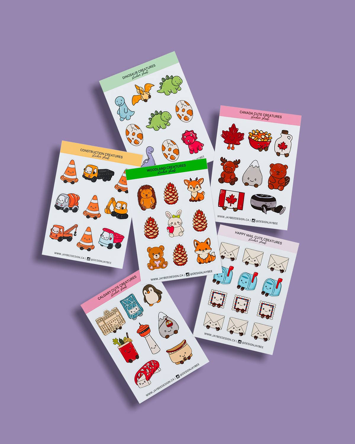 Calgary Mini Sticker Sheet