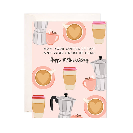 Mother's Day Coffee Greeting Card - Mother's Day Card