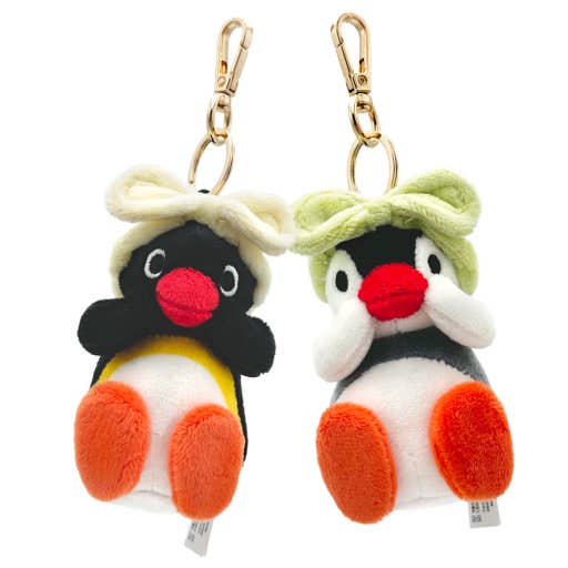 Limited Theme Pingu Headband Plush Keychain Bag Charm