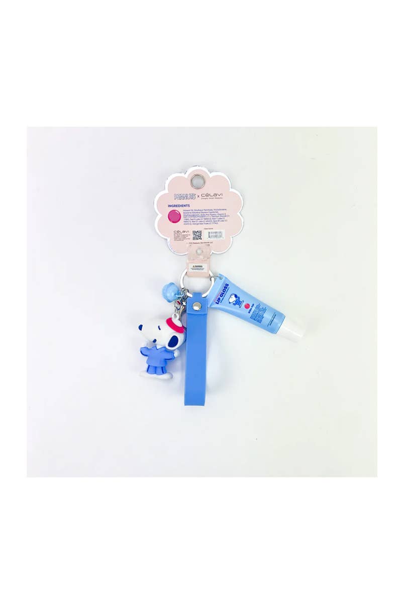 Soda Pop Snoopy Lip Gloss w/ Keychain