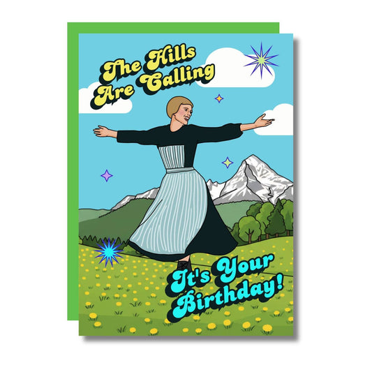The Hills Are Calling Happy Birthday Funny Card