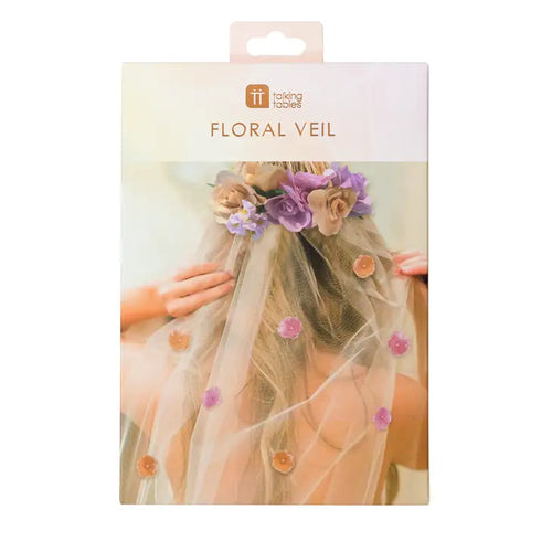 Blossom Girls Floral Wedding Veil - Front & Company: Gift Store