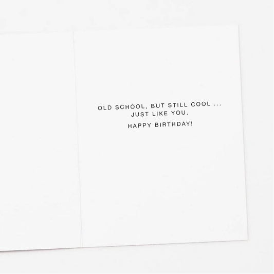 Old School Mix Tape Birthday Card